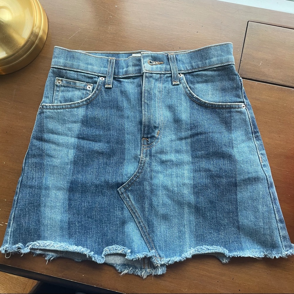 Derek lam denim skirt